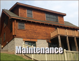  Wise, North Carolina Log Home Maintenance